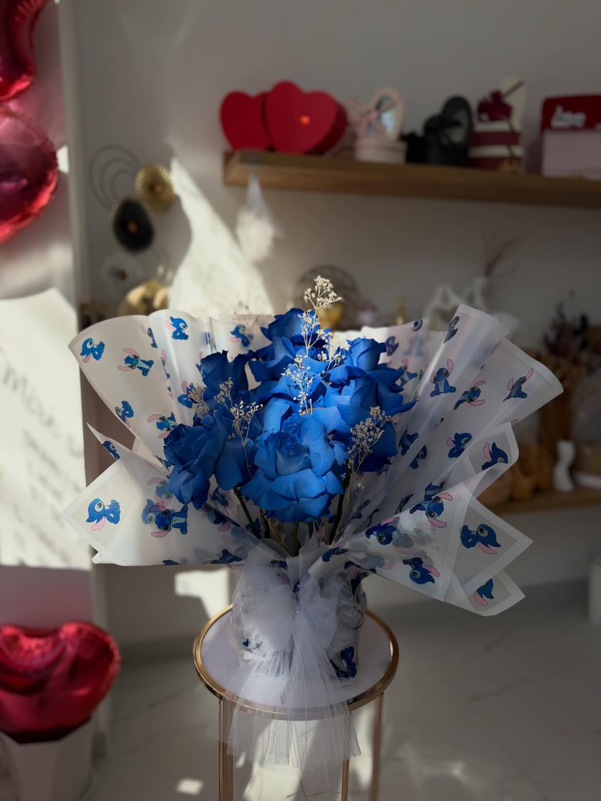 Trëndafila Blu Stitch